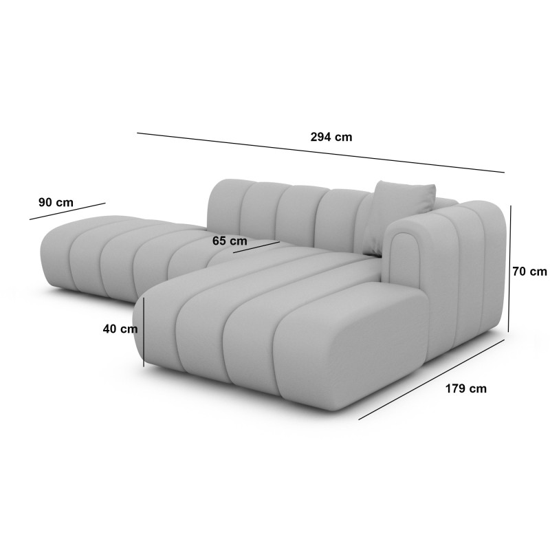 Canapé d’angle LUMA Forme L Lounge - Jusqu'à -70% - designDISTRIKT