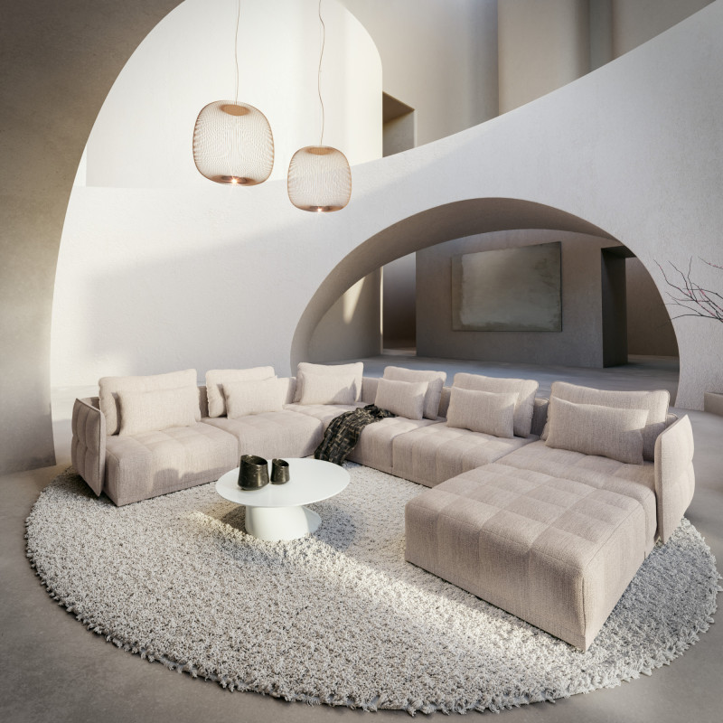 Canapé panoramique CAPRI XXL - Offres jusqu'à -70% - designDISTRIKT