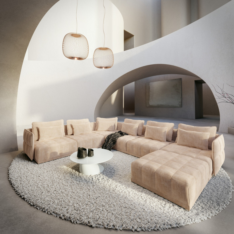 Canapé panoramique CAPRI XXL - Offres jusqu'à -70% - designDISTRIKT