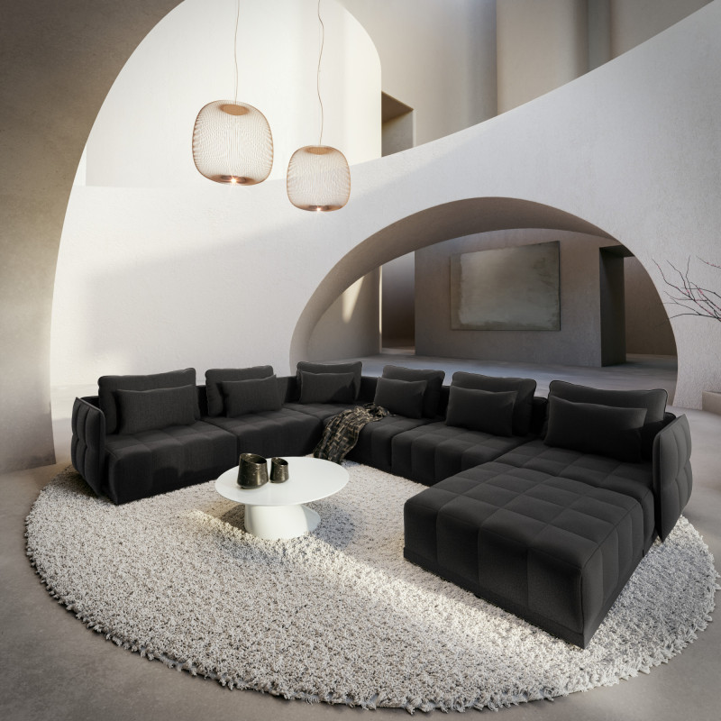 Canapé panoramique CAPRI XXL - Offres jusqu'à -70% - designDISTRIKT