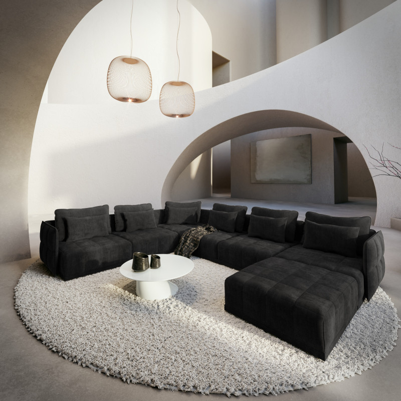 Canapé panoramique CAPRI XXL - Offres jusqu'à -70% - designDISTRIKT