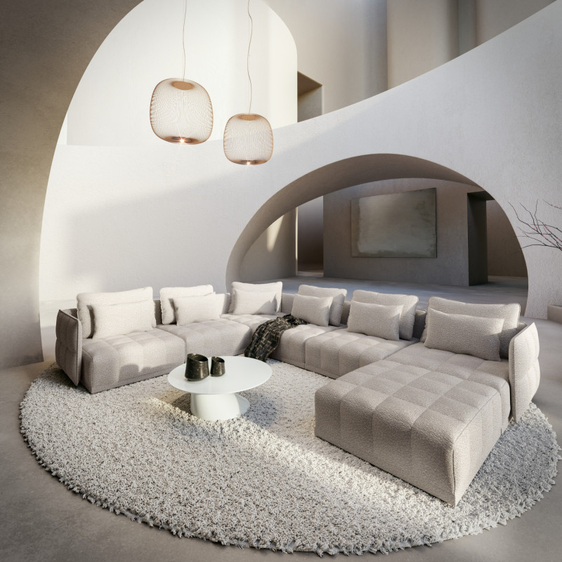 Canapé panoramique CAPRI XXL - Offres jusqu'à -70% - designDISTRIKT