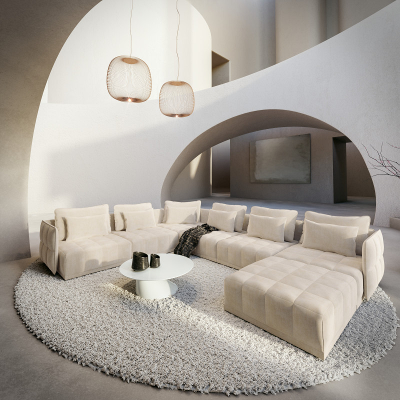 Canapé panoramique CAPRI XXL - Offres jusqu'à -70% - designDISTRIKT