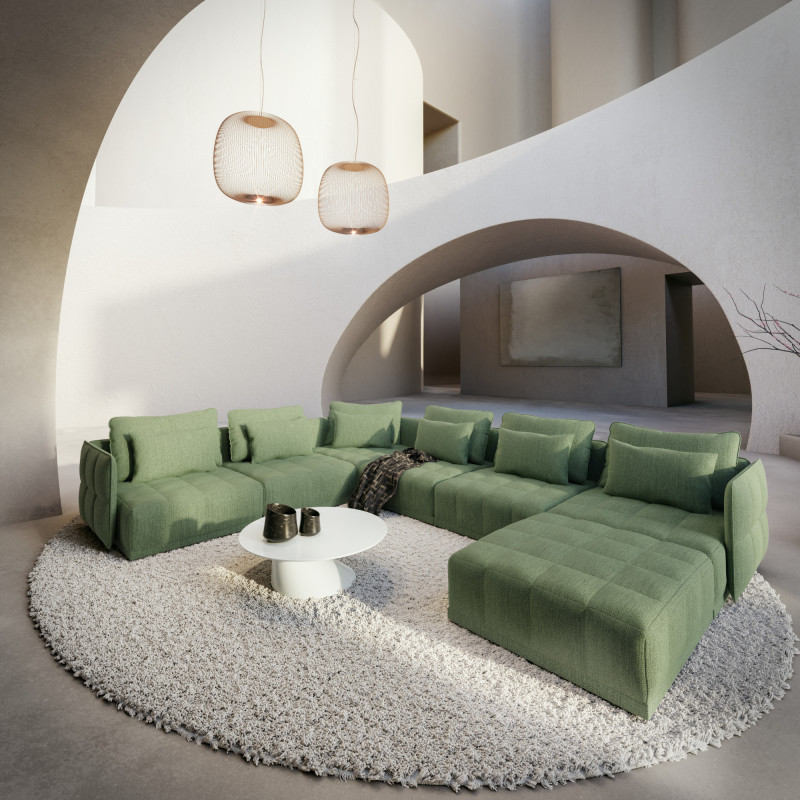 Canapé panoramique CAPRI XXL - Offres jusqu'à -70% - designDISTRIKT