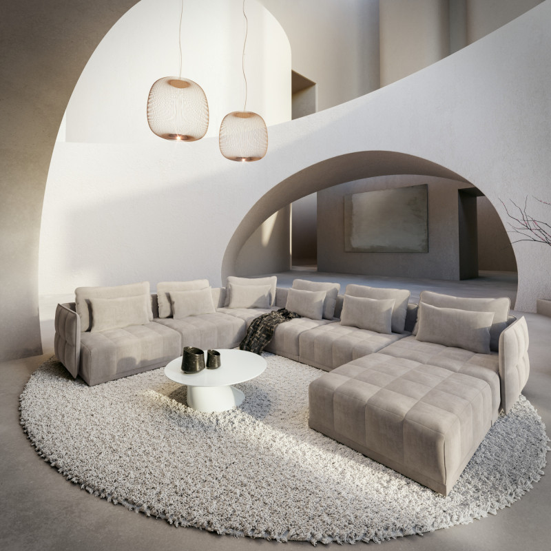 Canapé panoramique CAPRI XXL - Offres jusqu'à -70% - designDISTRIKT