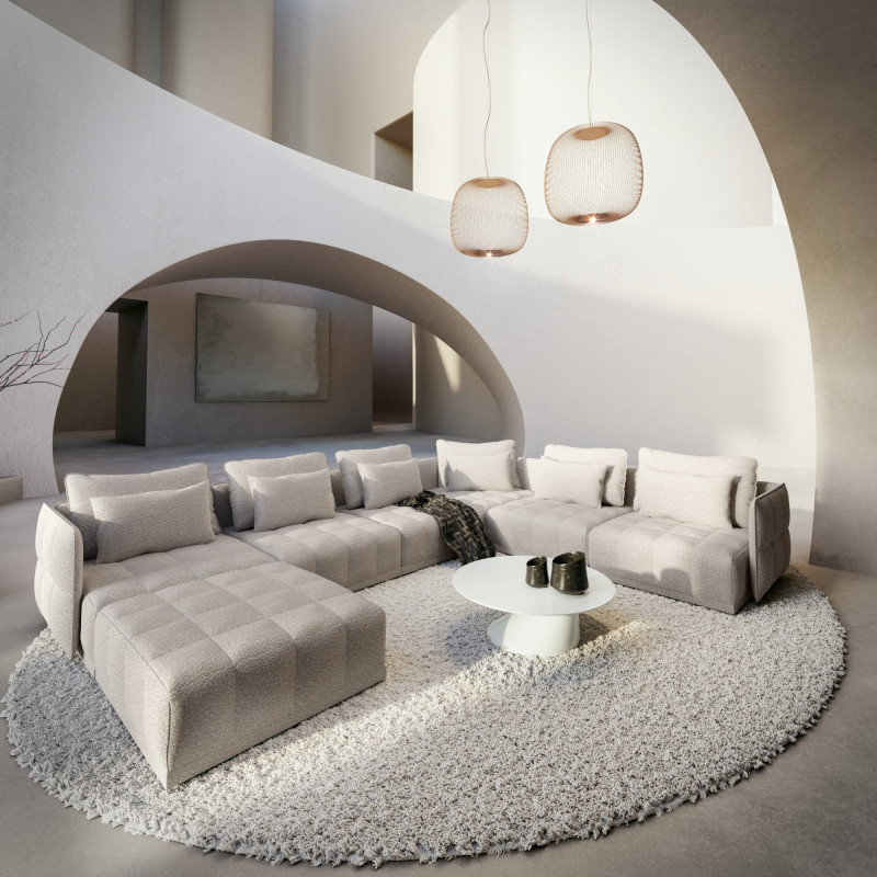 Canapé panoramique CAPRI XXL - Offres jusqu'à -70% - designDISTRIKT