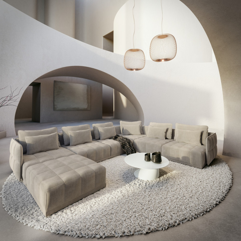 Canapé panoramique CAPRI XXL - Offres jusqu'à -70% - designDISTRIKT