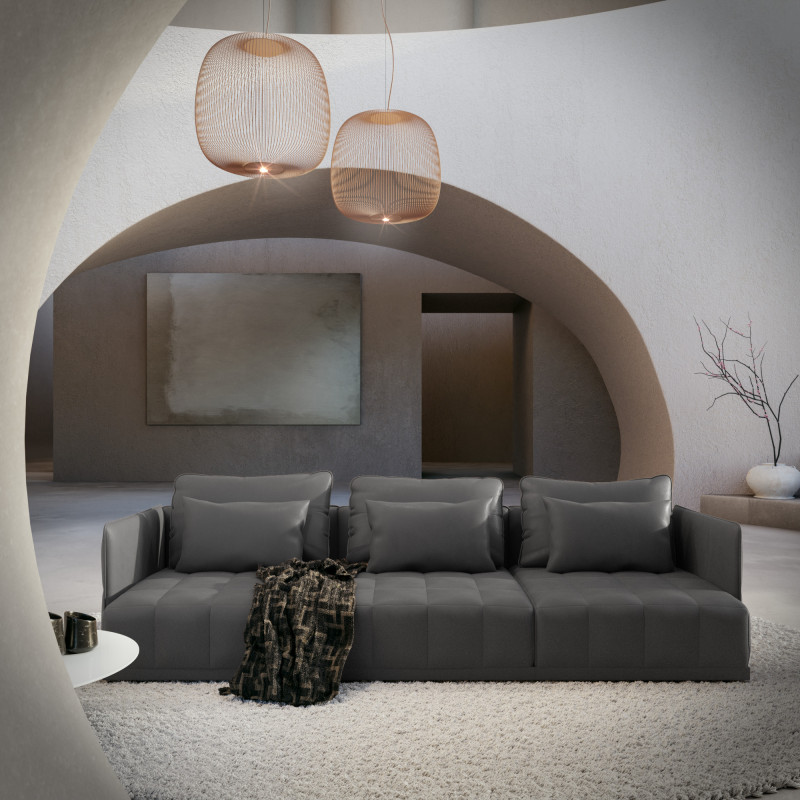 Canapé 3 places CAPRI - Des meubles jusqu'à -70% - designDISTRIKT