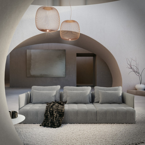 Canapé 3 places CAPRI - Des meubles jusqu'à -70% - designDISTRIKT