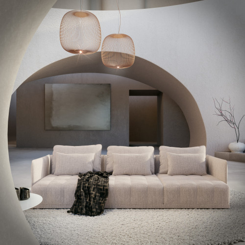 Canapé 3 places CAPRI - Des meubles jusqu'à -70% - designDISTRIKT