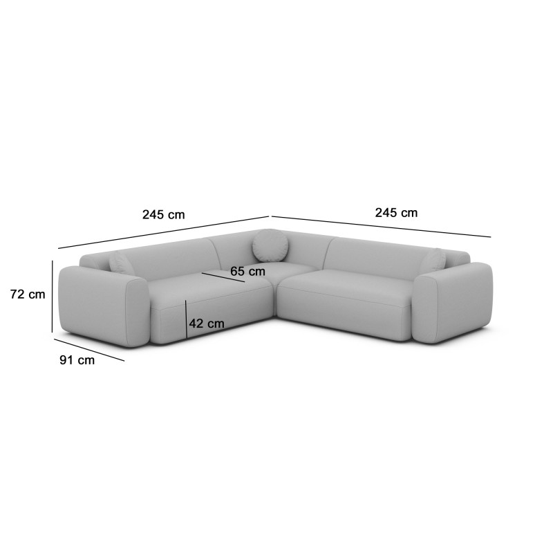 Canapé d’angle MOLOKO - Des meubles jusqu'à -70% - designDISTRIKT