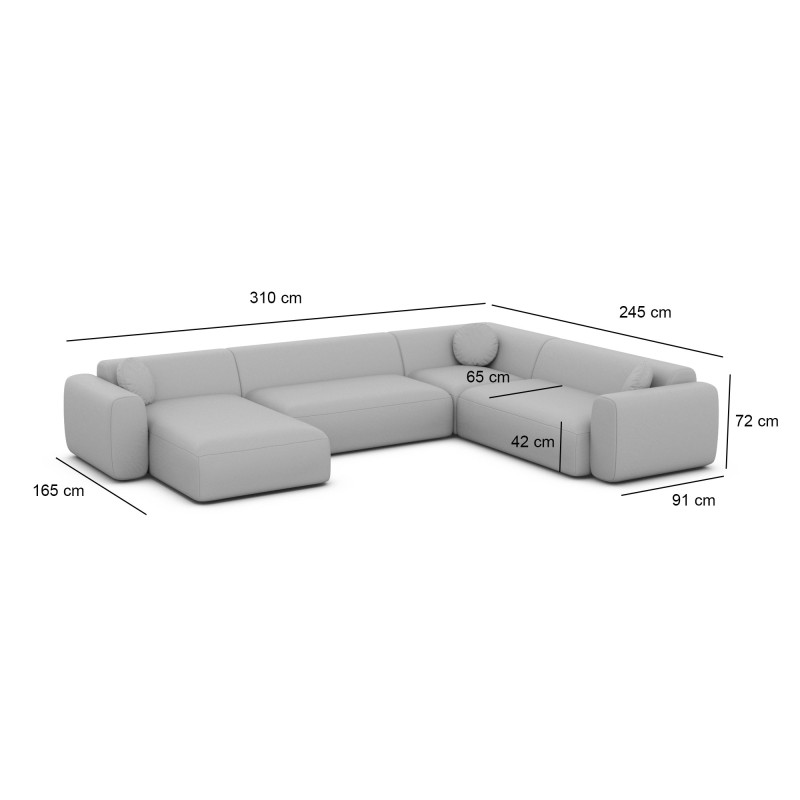 Canapé panoramique MOLOKO XXL - Jusqu'à -70% - designDISTRIKT