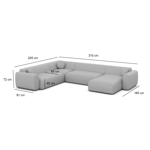 Canapé panoramique MOLOKO XXL - Jusqu'à -70% - designDISTRIKT