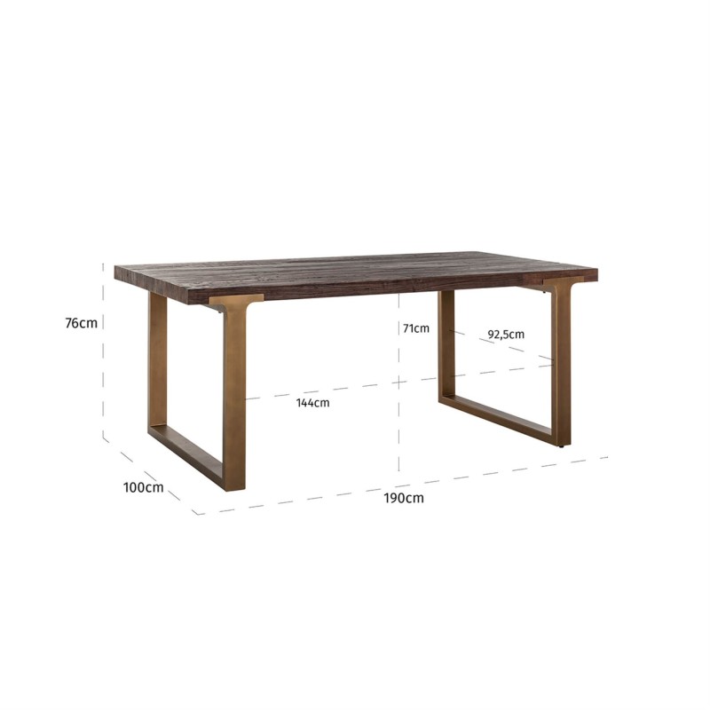 Table à manger design CADENZA 190x100 par designDISTRIKT Möbel Schweiz