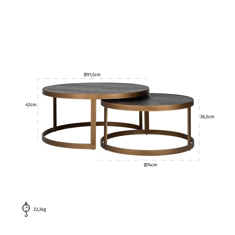 Table Basses Design BLACK par designDISTRIKT Möbel Schweiz