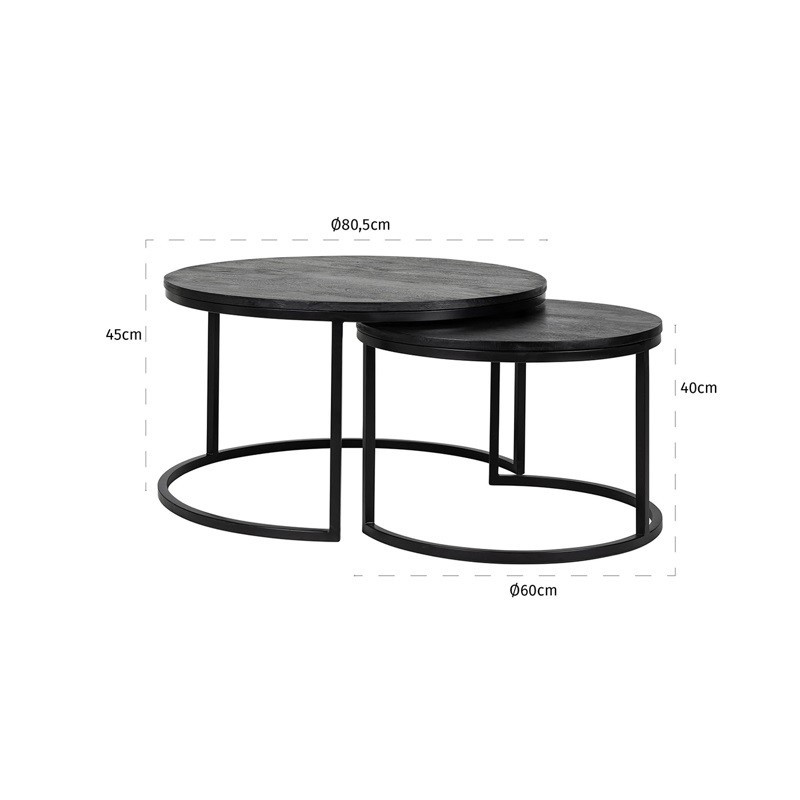 Table Basses Design KATANA par designDISTRIKT Möbel Schweiz