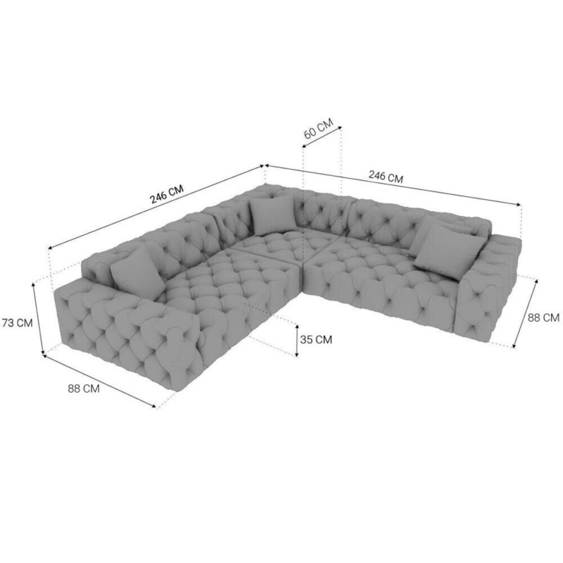 Canapé d’angle VOLT - Des meubles jusqu'à -70% - designDISTRIKT