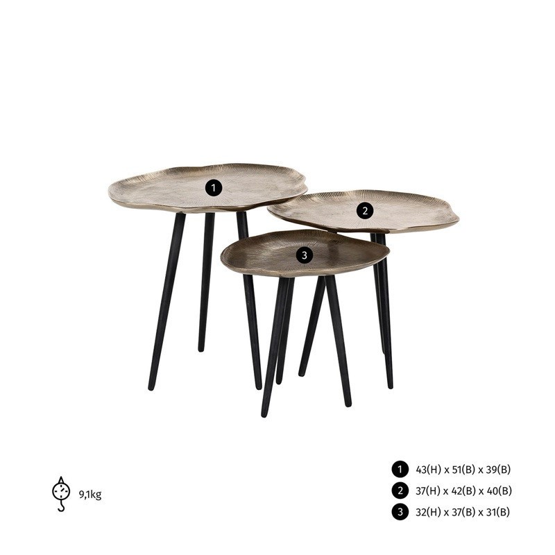 Table Basses Design VOLGA par designDISTRIKT Möbel Schweiz