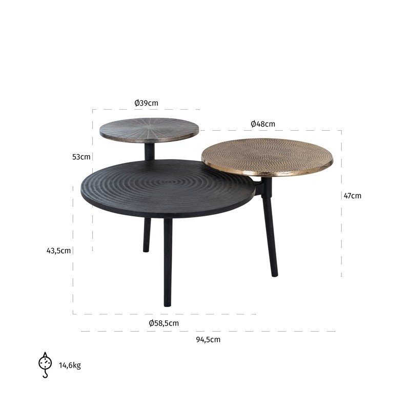 Table Basses Design HARLEY par designDISTRIKT Möbel Schweiz