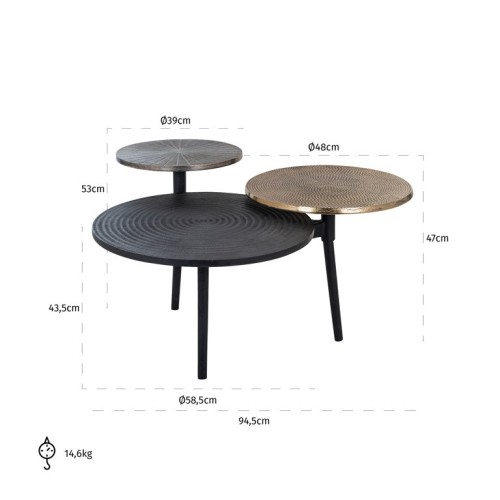 Table Basses Design HARLEY par designDISTRIKT Möbel Schweiz