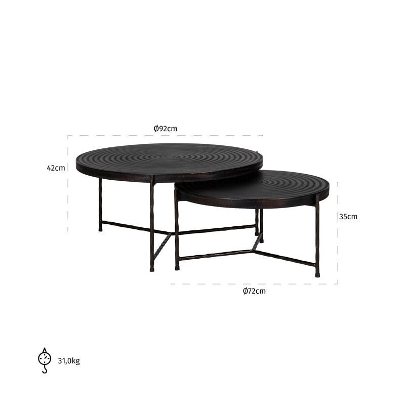 Table Basses Design VENDETA par designDISTRIKT Möbel Schweiz