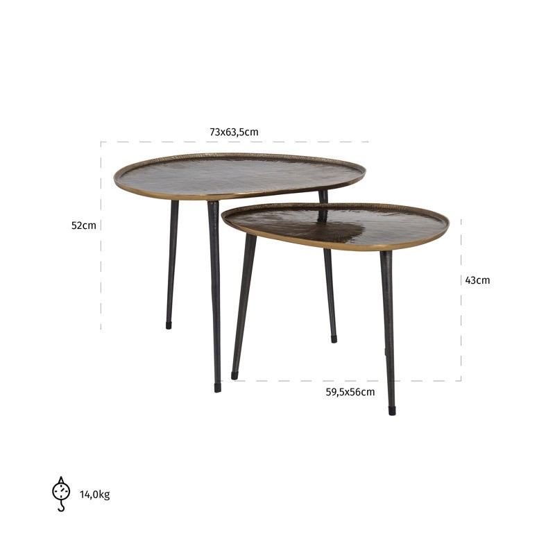 Table Basses Design LUVR par designDISTRIKT Möbel Schweiz