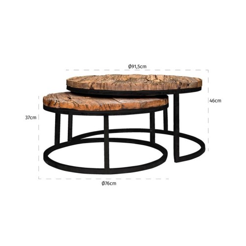 Table Basses Design KESSY 2 par designDISTRIKT Möbel Schweiz