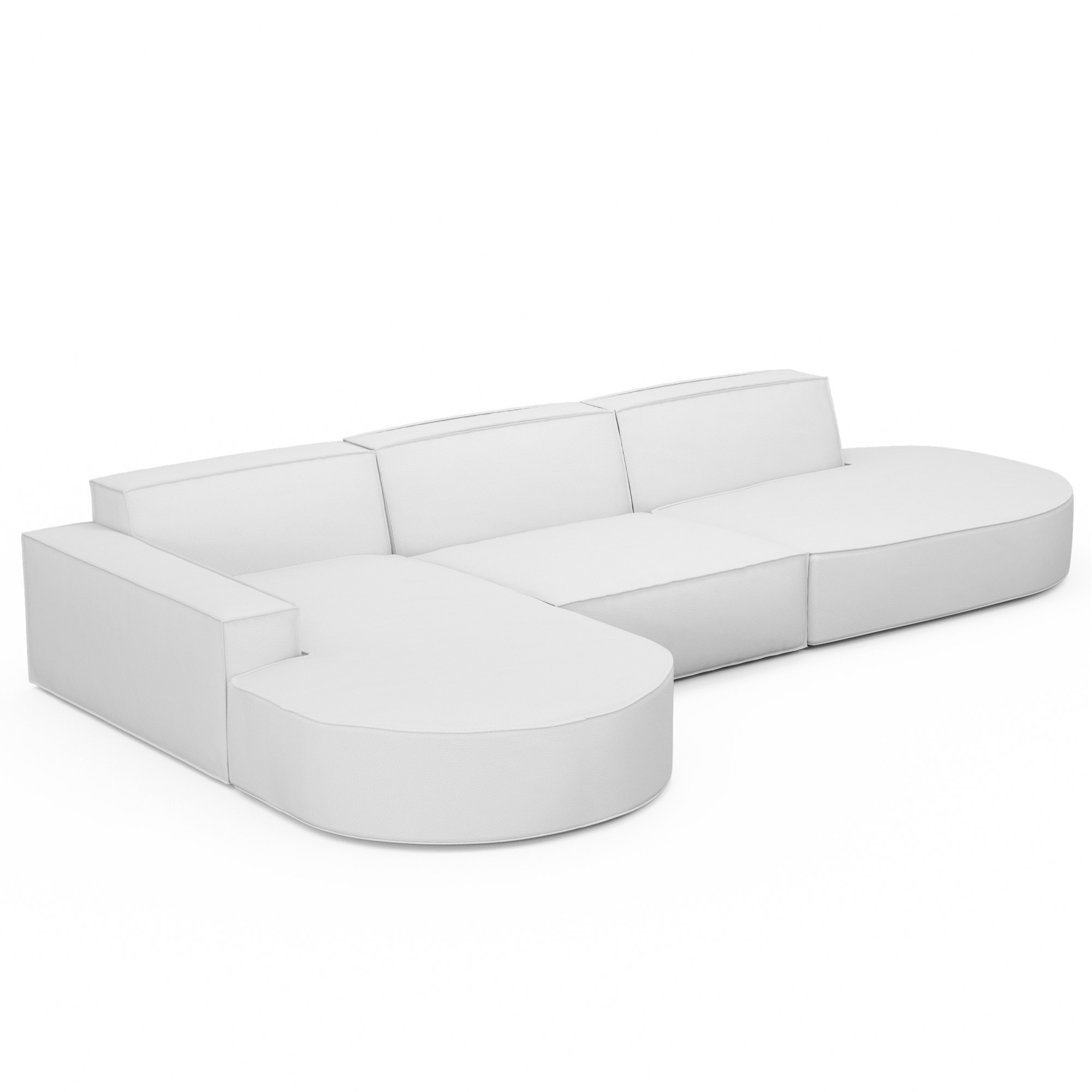 Canapé d’angle VICTORIA - Forme L - Option Lounge - designDISTRIKT