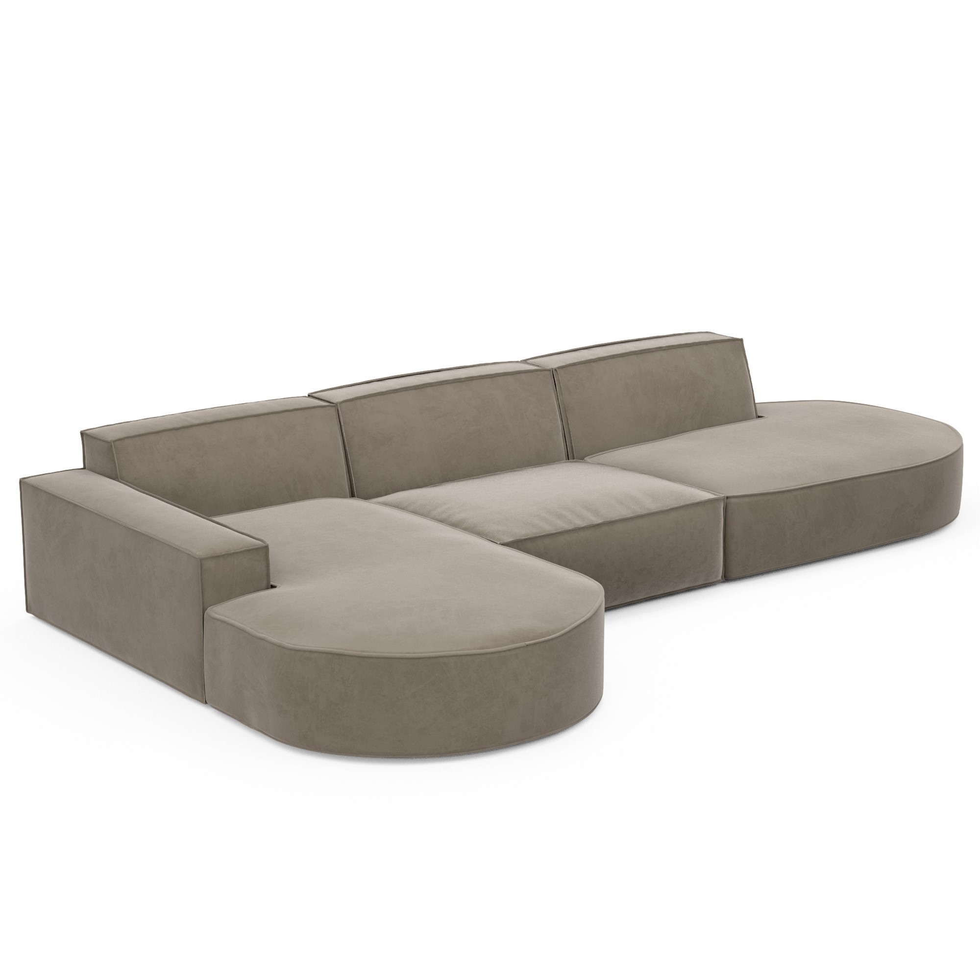 Canapé d’angle VICTORIA - Forme L - Option Lounge - designDISTRIKT