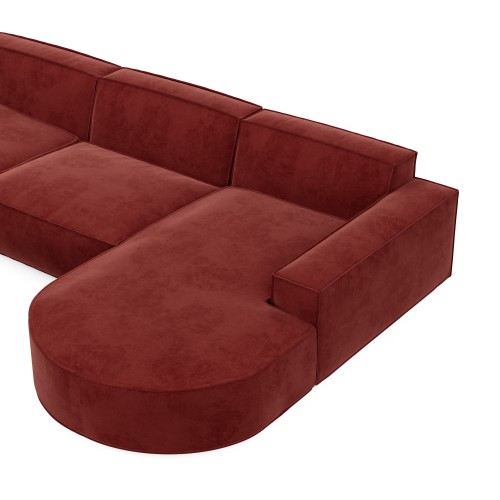 Canapé d’angle VICTORIA - Forme L - Option Lounge - designDISTRIKT