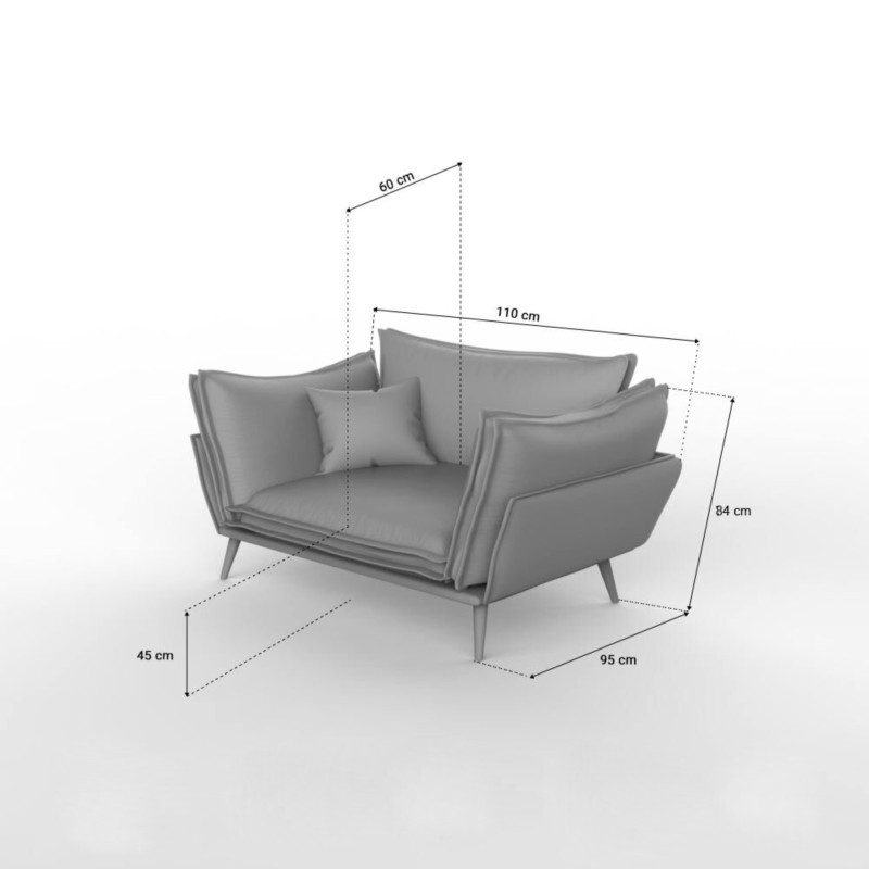 Fauteuil THANOS - Des meubles design jusqu'à -70% - designDISTRIKT