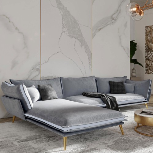 Canapé d’angle THANOS en forme de L - Jusqu'à -70% - designDISTRIKT