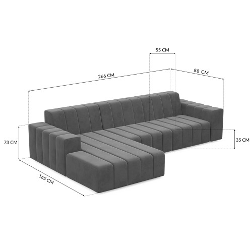 Canapé COSMOS MINI designDISTRIKT meubles Suisse