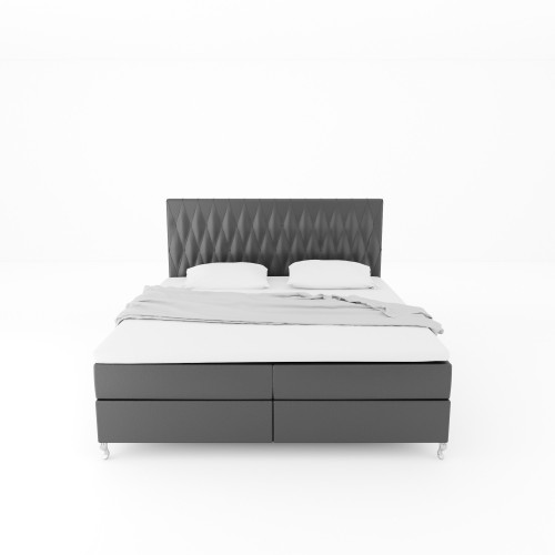 Notre lit boxspring ADRENA avec espace de rangement - designDISTRIKT