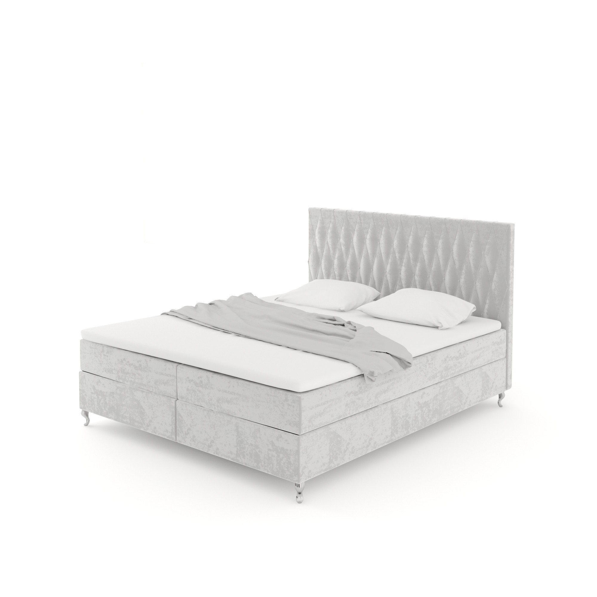 Notre lit boxspring ADRENA avec espace de rangement - designDISTRIKT