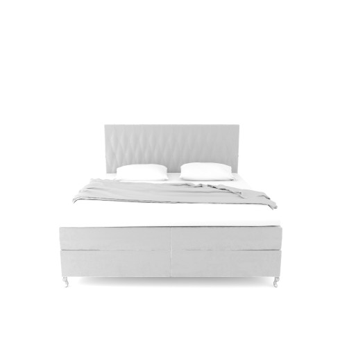 Notre lit boxspring ADRENA avec espace de rangement - designDISTRIKT