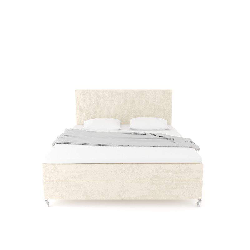 Notre lit boxspring ADRENA avec espace de rangement - designDISTRIKT