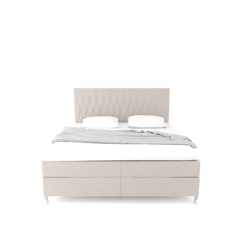 Notre lit boxspring ADRENA avec espace de rangement - designDISTRIKT