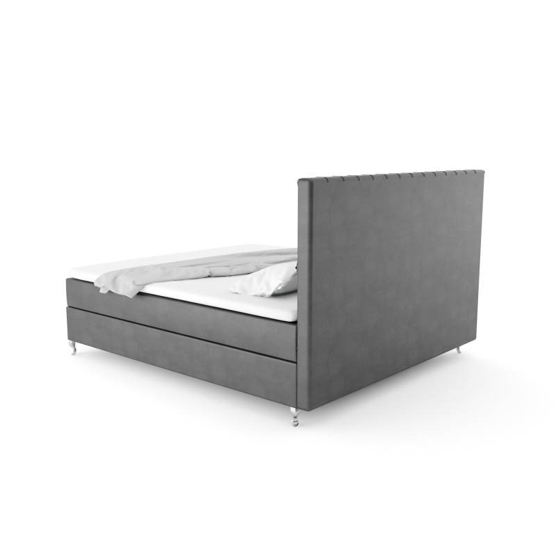 Notre lit boxspring ADRENA avec espace de rangement - designDISTRIKT