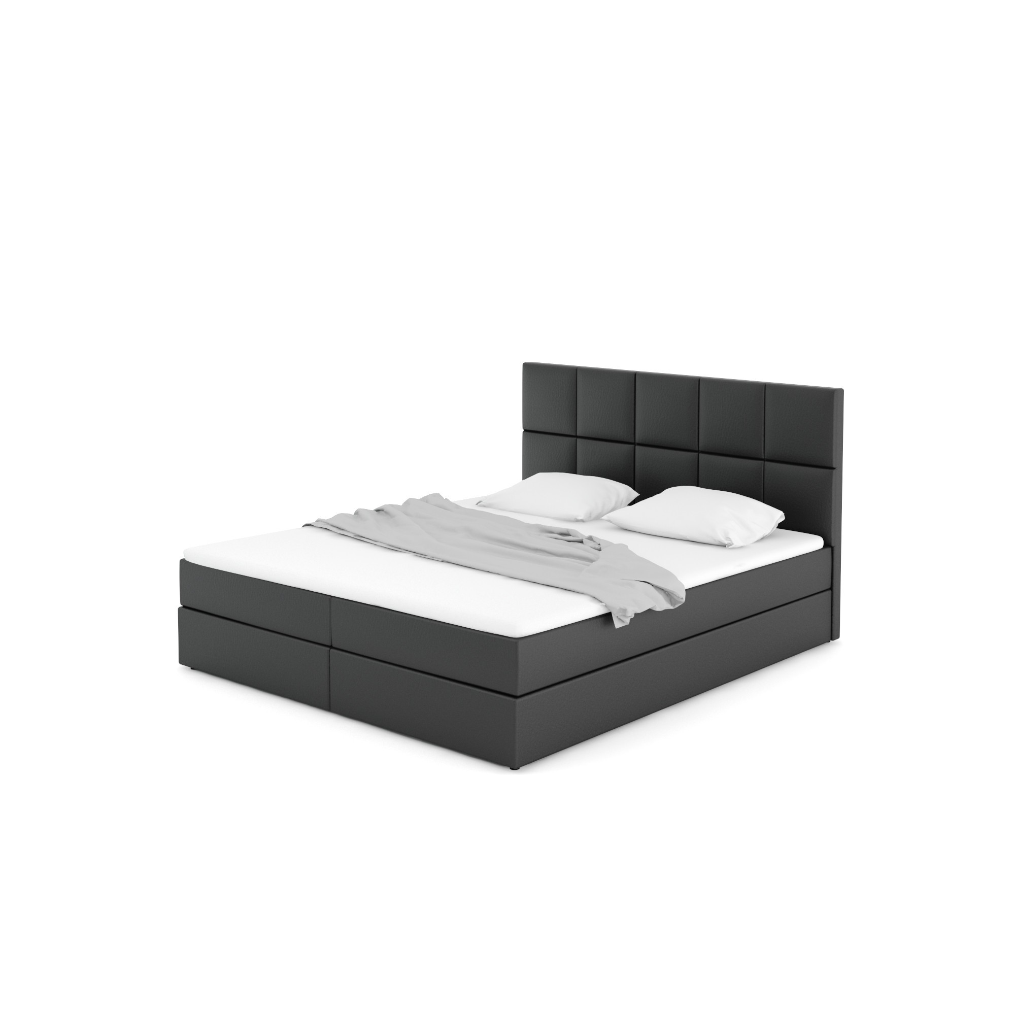 Notre lit boxspring BEATRIX avec espace de rangement - designDISTRIKT