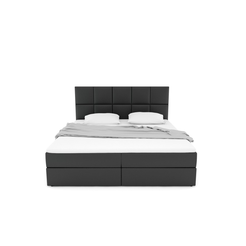 Notre lit boxspring BEATRIX avec espace de rangement - designDISTRIKT