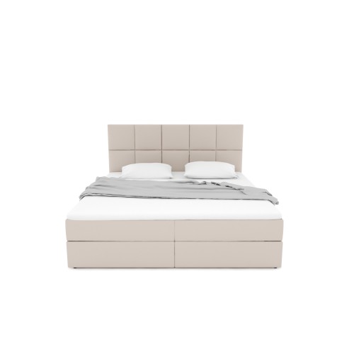 Notre lit boxspring BEATRIX avec espace de rangement - designDISTRIKT