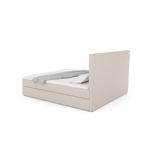 Notre lit boxspring BEATRIX avec espace de rangement - designDISTRIKT