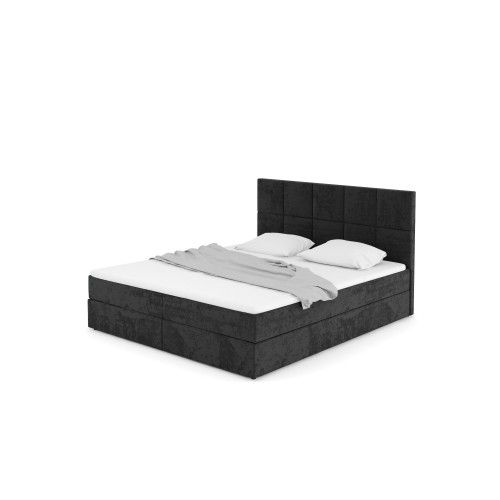 Notre lit boxspring BEATRIX avec espace de rangement - designDISTRIKT