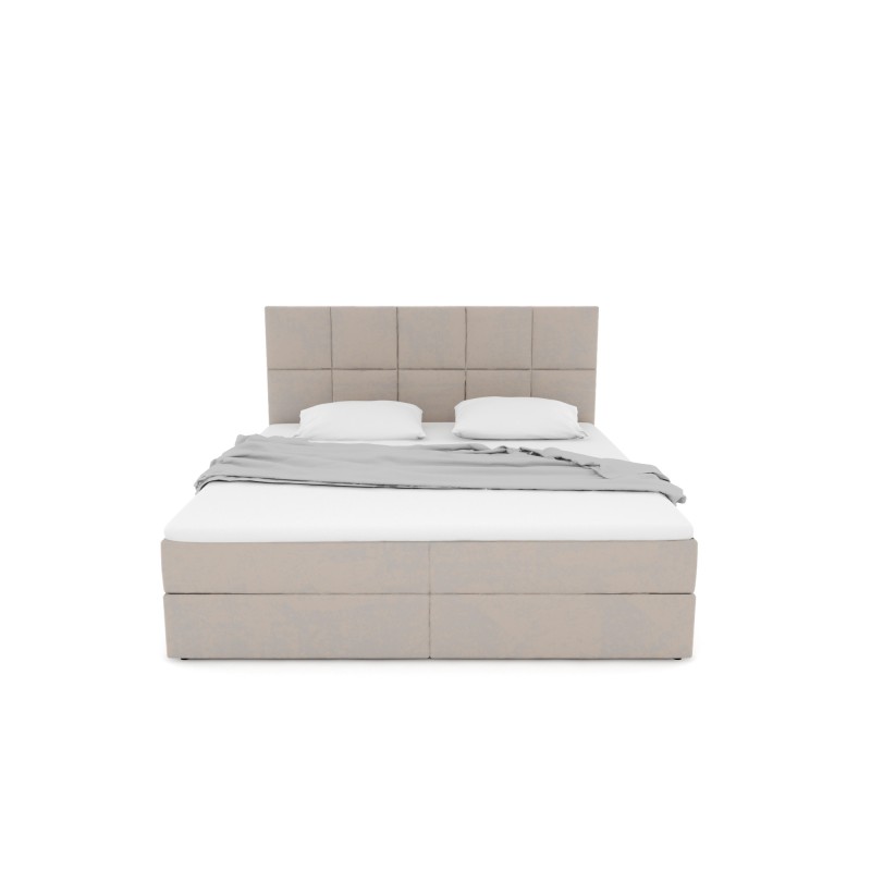 Notre lit boxspring BEATRIX avec espace de rangement - designDISTRIKT