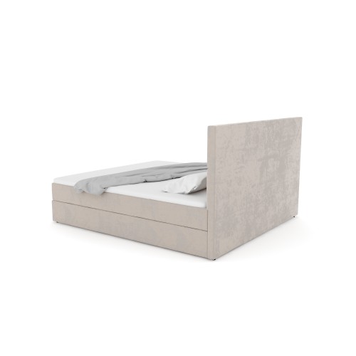 Notre lit boxspring BEATRIX avec espace de rangement - designDISTRIKT