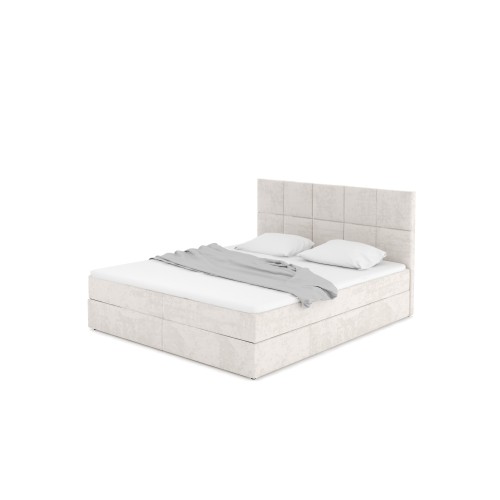 Notre lit boxspring BEATRIX avec espace de rangement - designDISTRIKT