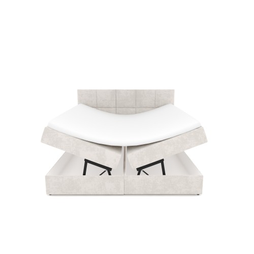 Notre lit boxspring BEATRIX avec espace de rangement - designDISTRIKT