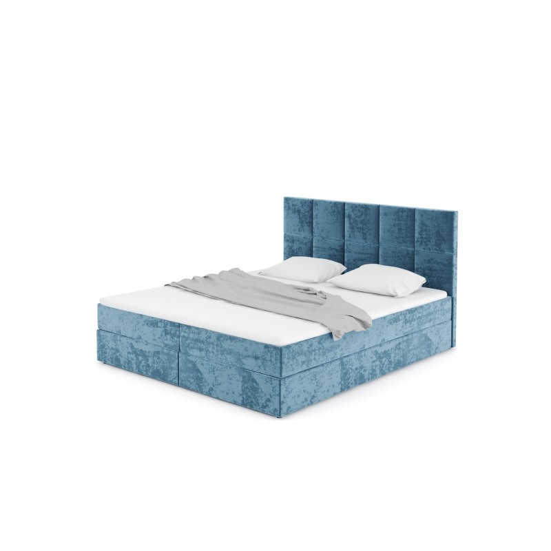 Notre lit boxspring BEATRIX avec espace de rangement - designDISTRIKT