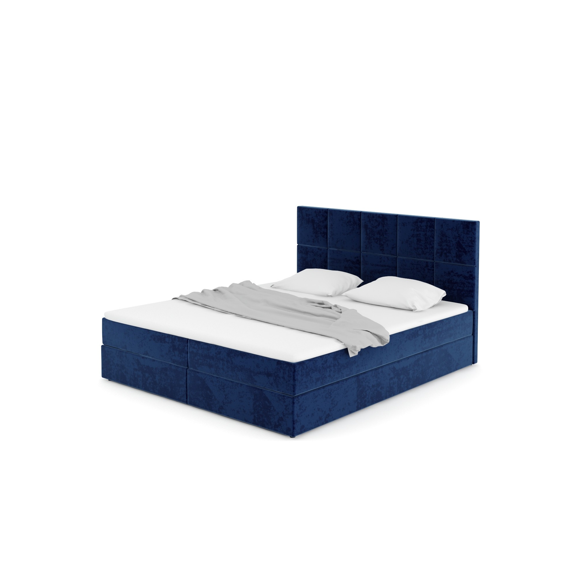 Notre lit boxspring BEATRIX avec espace de rangement - designDISTRIKT